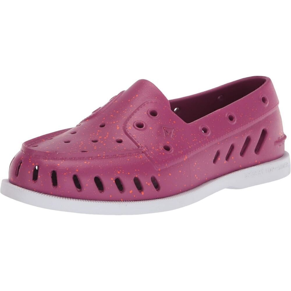 Sperry Top Sider Womens Boat Shoes Rubber Size 6M Pink Speckle